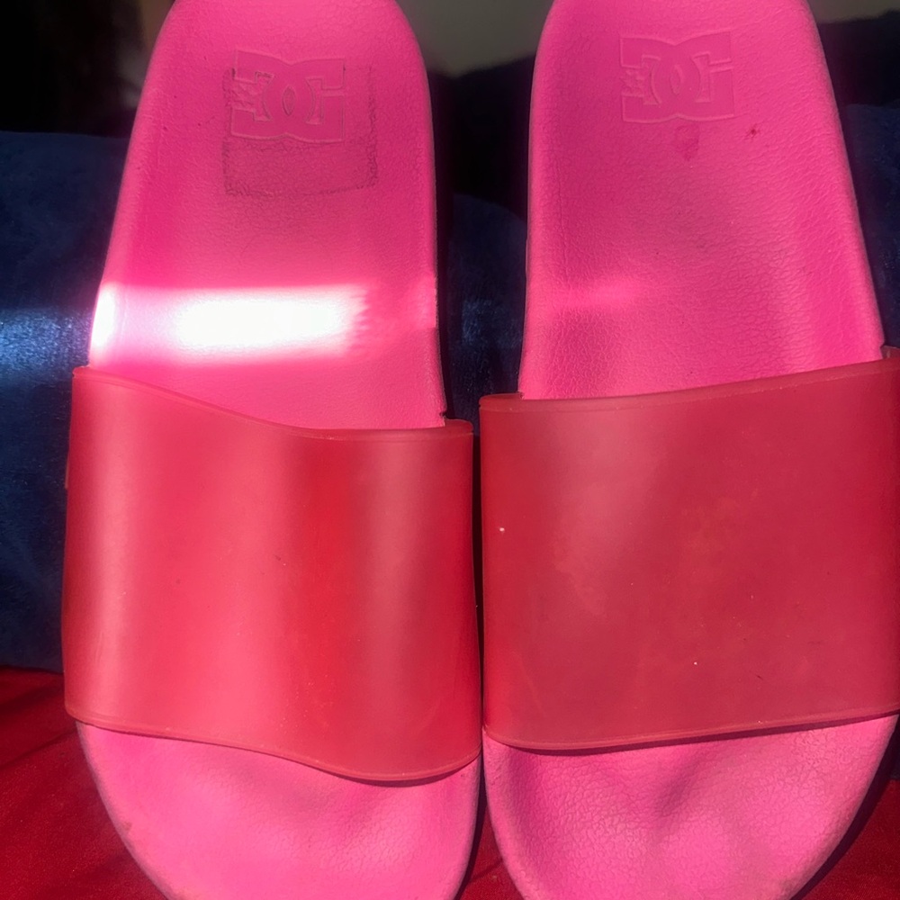 DC Women's Vibrant Pink Slide Sandals